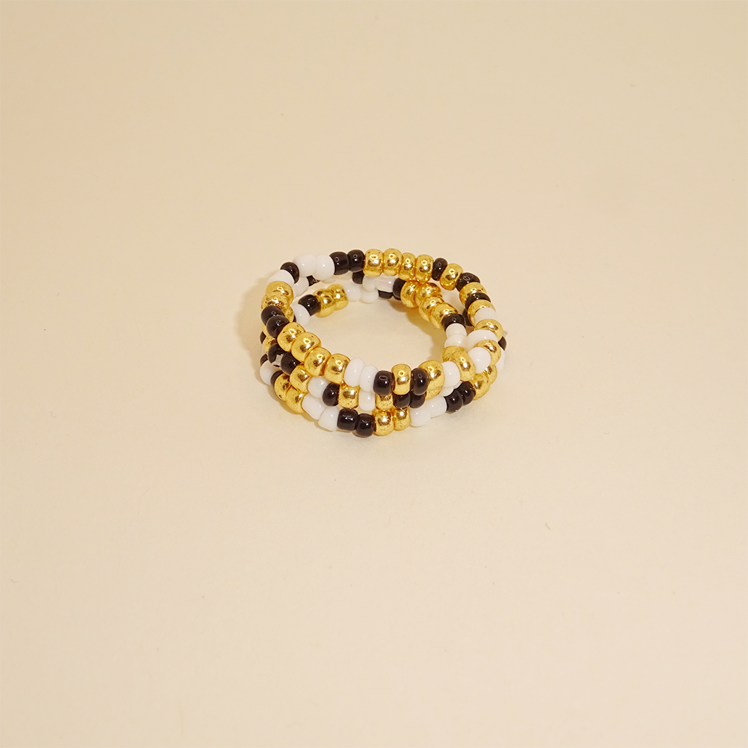 Set of 3 rings Golden Elegance