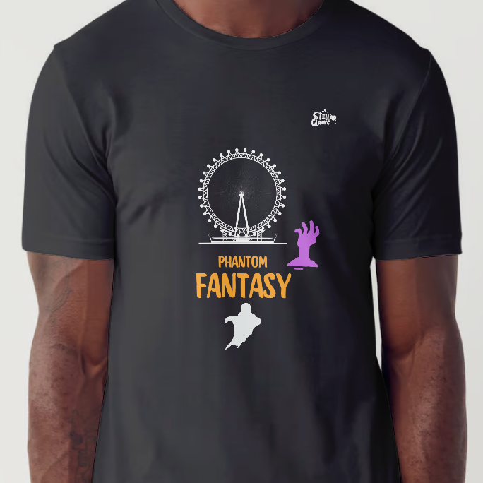 Organic Tee Stellar Glam Phantom Fantasy