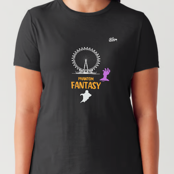 Organic Tee Stellar Glam Phantom Fantasy