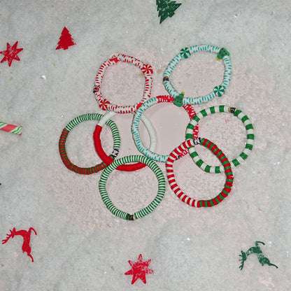 Set of 8 bracelets Festive Cheers