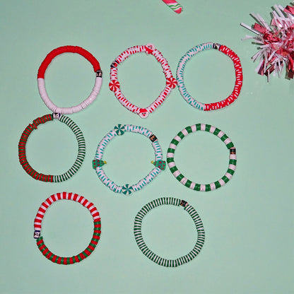 Set of 8 bracelets Festive Cheers