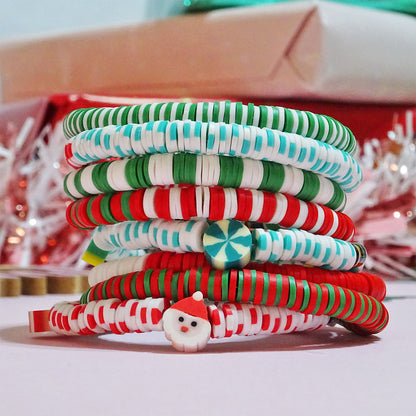 Set of 8 bracelets Festive Cheers