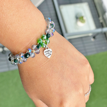 Pulsera Blue Blossoms de Ocean Vibes