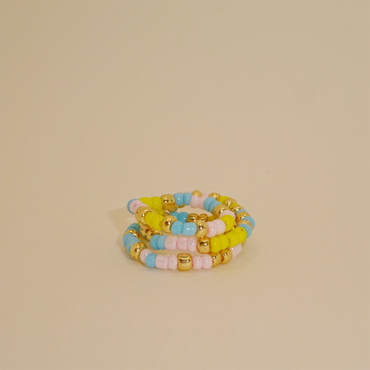 Set of 3 rings Pastel Dreams